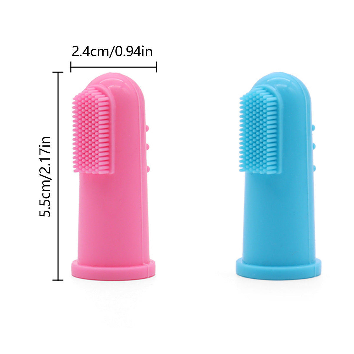 Pet Finger Toothbrush for Cats and Dogs