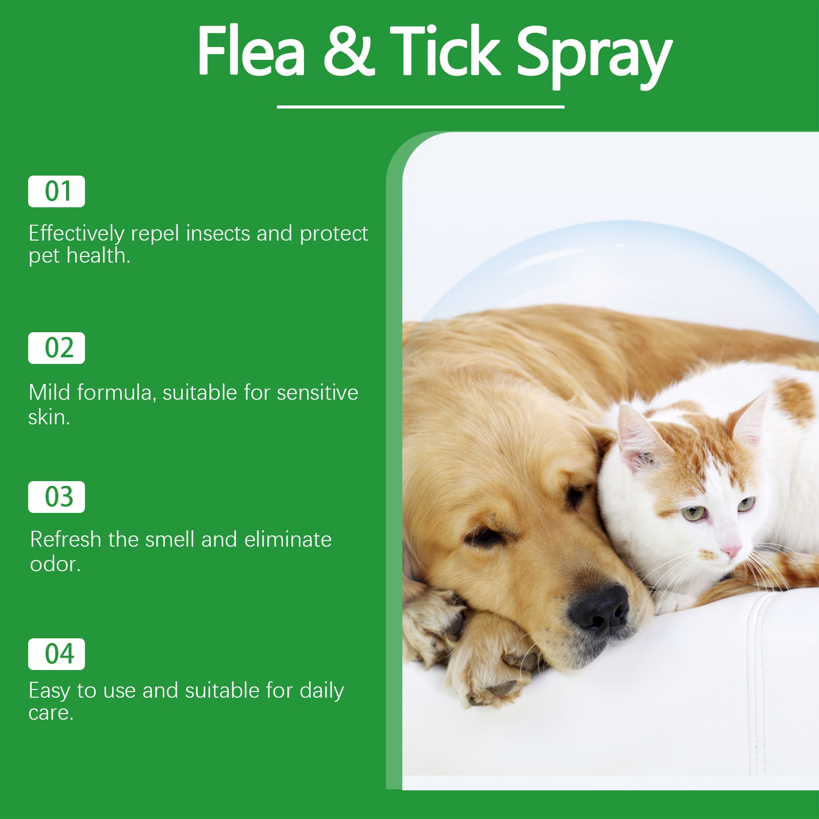 Pet Deworming Spray for Dogs and Cats