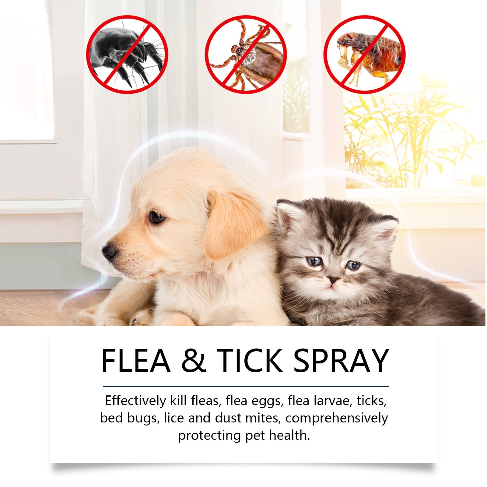 Pet Deworming Spray for Dogs and Cats
